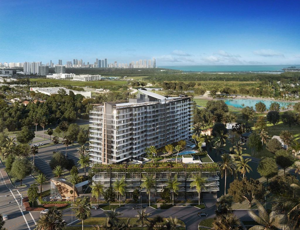 Localização do Nexo Residences em North Miami Beach