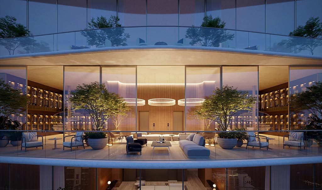 Owners' Club no andar 67 do The Residences at 1428 Brickell