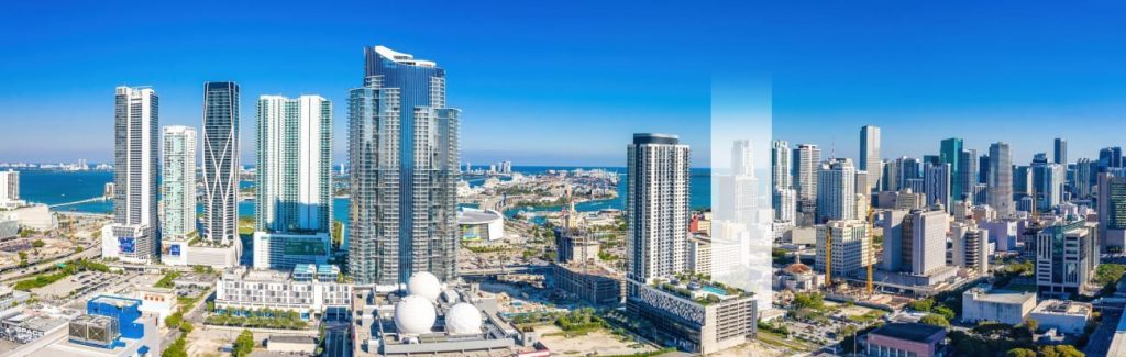Localização privilegiada do 600 Miami Worldcenter