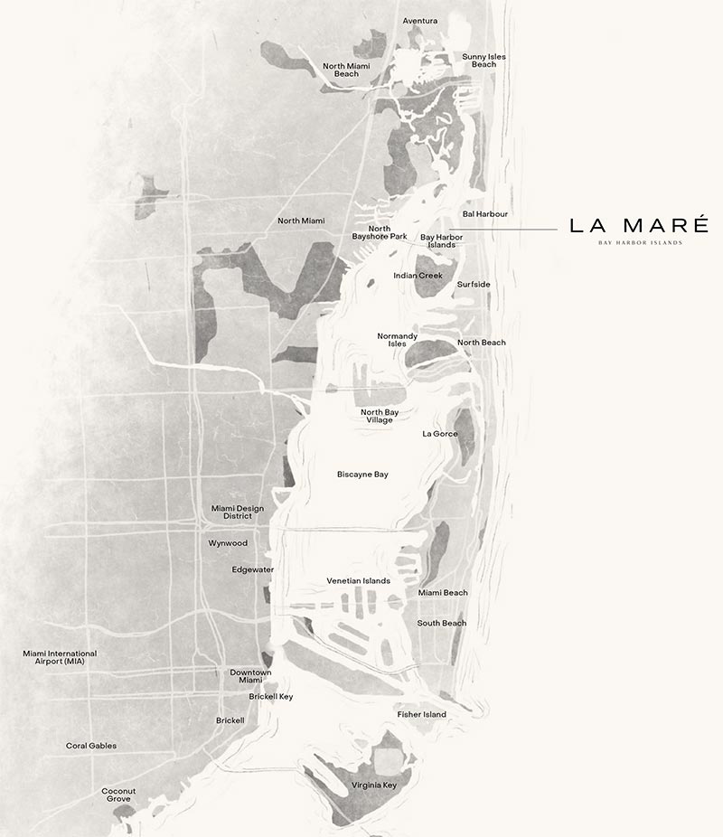 La Maré Residences em Bay Harbor Islands