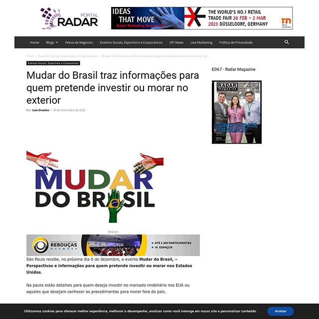 Mudar do Brasil traz informações para quem pretende investir ou morar no exterior